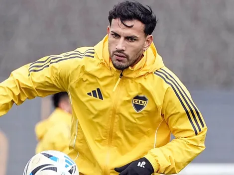 Paredes no completó la práctica de fútbol de Boca: el motivo