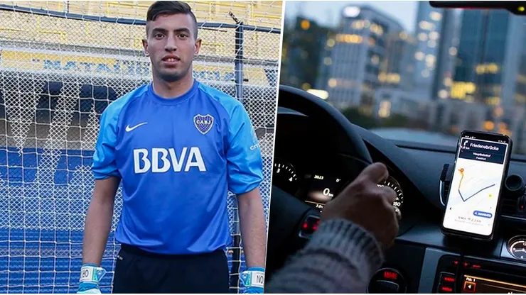 Tuvo que cambiar los guantes por el volante cuando quedó libre.