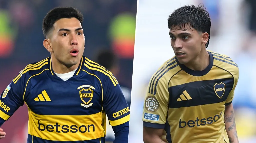 Velasco y Zeballos, con chances de ser titulares en el Boca-Banfield. (Getty)