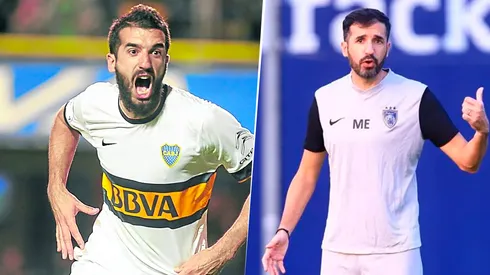 Echeverría jugó en Boca durante el 2014.