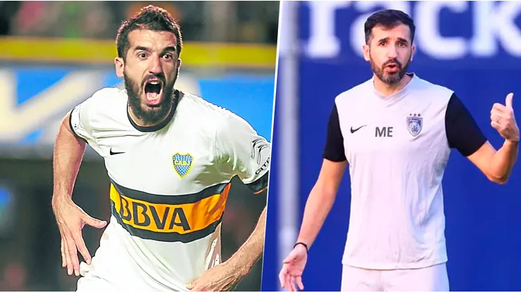 Echeverría jugó en Boca durante el 2014.