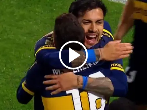 Con mucha clase: el gol de Merentiel para el 1-0 de Boca ante Banfield