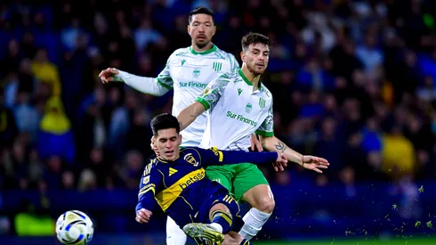 Los jugadores de Banfield se quejaron del arbitraje.