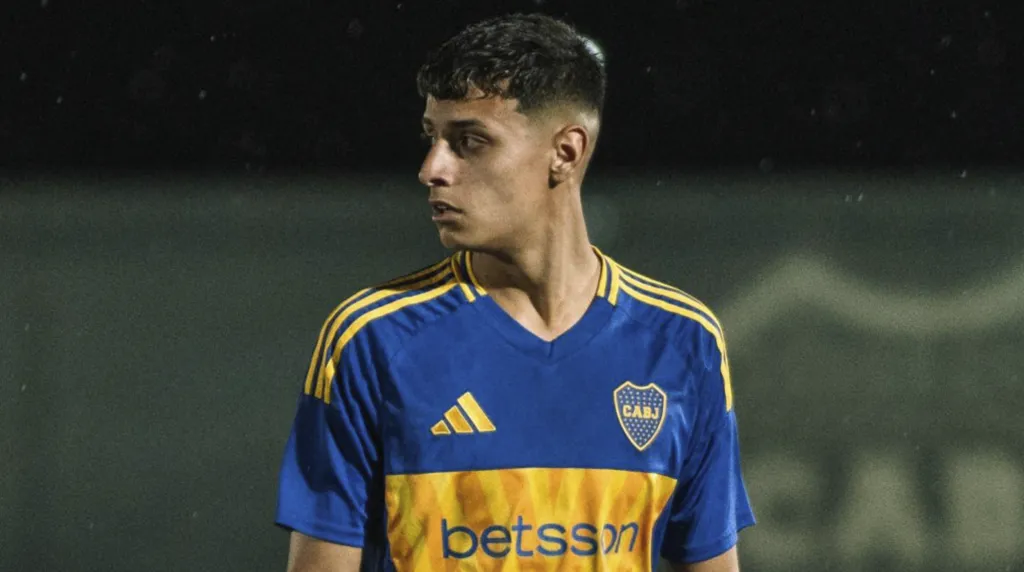 Santiago Zampieri, lateral izquierdo de la Reserva de Boca (Archivo)