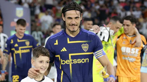 Edinson Cavani en Boca (Getty Images)