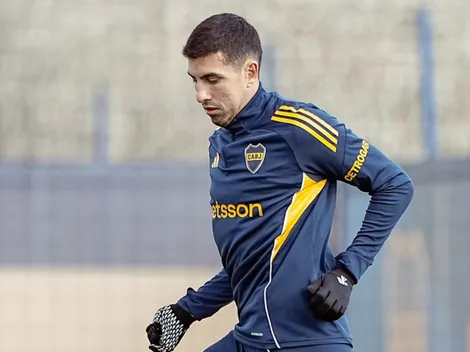 Battaglia volvió a estar ausente en la práctica de Boca en La Bombonera