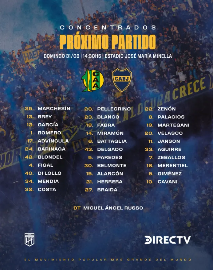 Miramón volvió a aparecer en la lista de convocados.