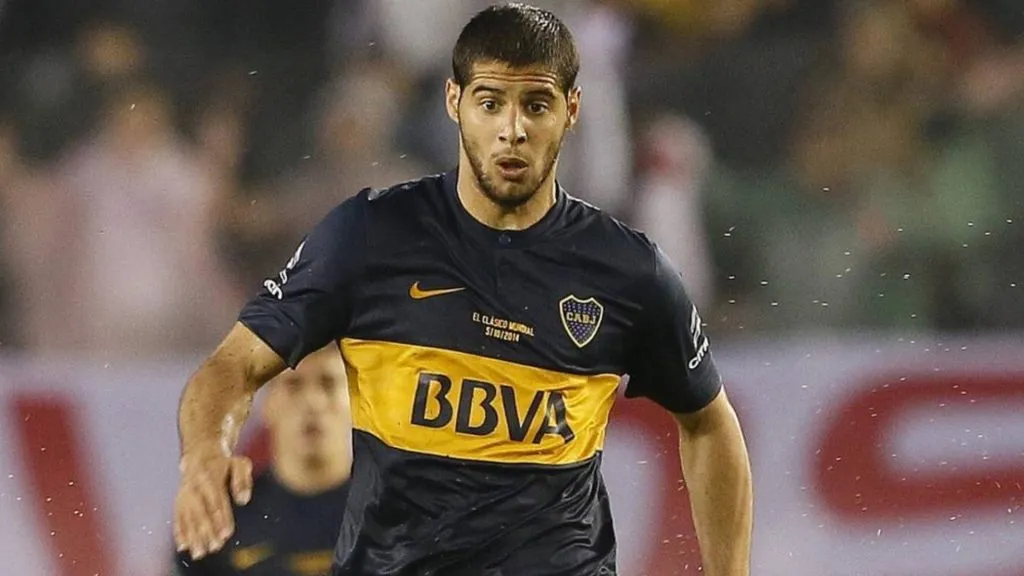 Insúa jugó en Boca durante poco más de dos temporadas.