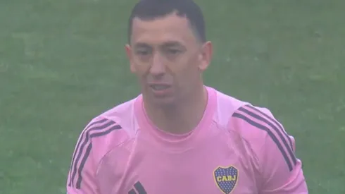 Marchesín salió sobre el final del partido contra Aldosivi.