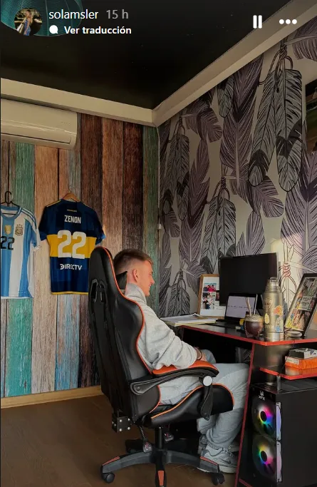 La historia sobre Zenón. (Instagram)