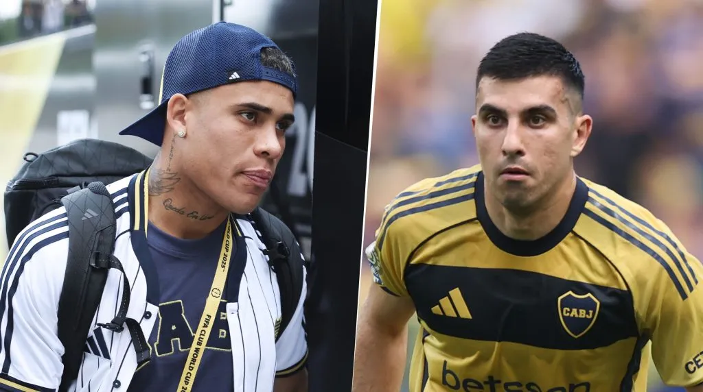 Los dos jugadores, en el centro de los focos en Boca. (Getty)