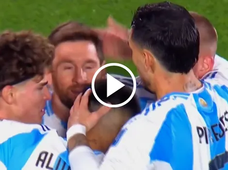 Gran pase de Paredes: el golazo de Messi para Argentina ante Venezuela
