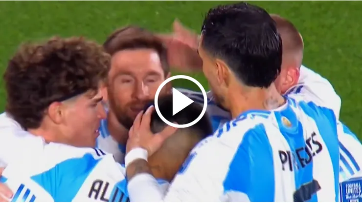Gran pase de Paredes: el golazo de Messi para Argentina ante Venezuela