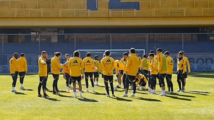 La decisión del cuerpo técnico con el plantel de Boca.
