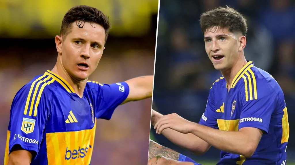 Ander Herrera y Belmonte, a la par del grupo. (Getty)