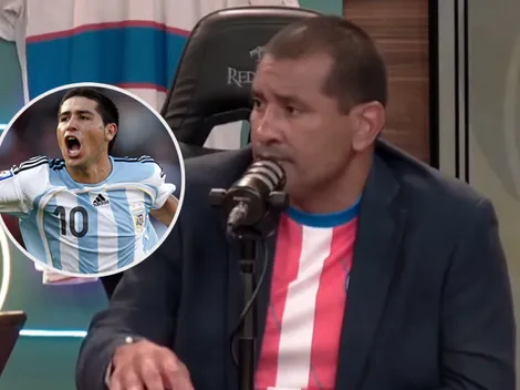 El inesperado recuerdo un exjugador de Paraguay sobre Riquelme: "Ni parecés..."