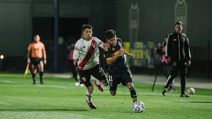 Boca y River igualaron en el Predio de Ezeiza.