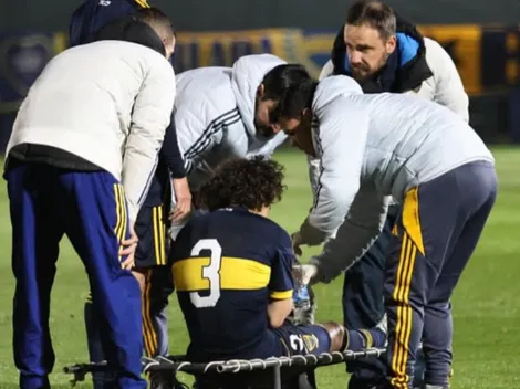 Triste noticia: un juvenil de Boca se rompió los ligamentos en el Superclásico de Reserva