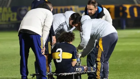 Baltazar Blum sufrió una durísima lesión durante el Superclásico de Reserva.