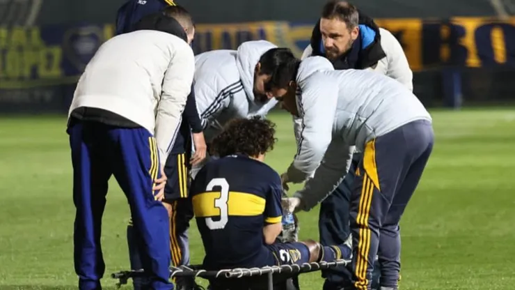 Baltazar Blum sufrió una durísima lesión durante el Superclásico de Reserva.