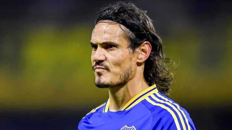 Edinson Cavani en Boca (Getty Images)