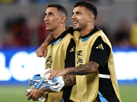 Ángel Di María y una divertida frase para Paredes antes de Boca vs. Central: "Alguna patadita..."
