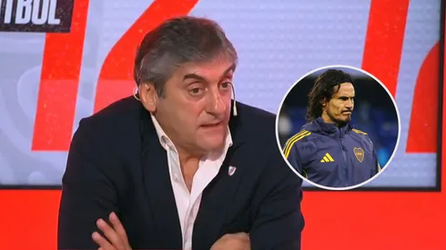 Francescoli habló sobre Cavani.