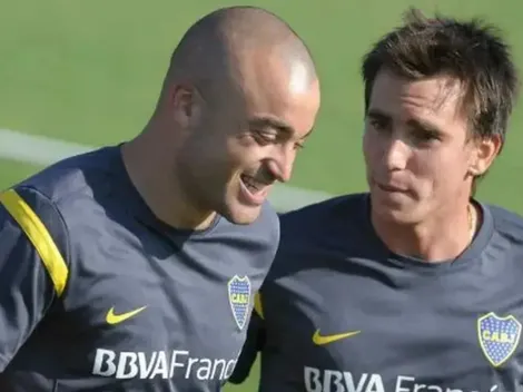 Igual que en Boca: Mouche y Silva volvieron a tirar paredes pensando en la Copa Potrero