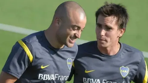 Silva y Mouche juegan juntos de forma amateur.