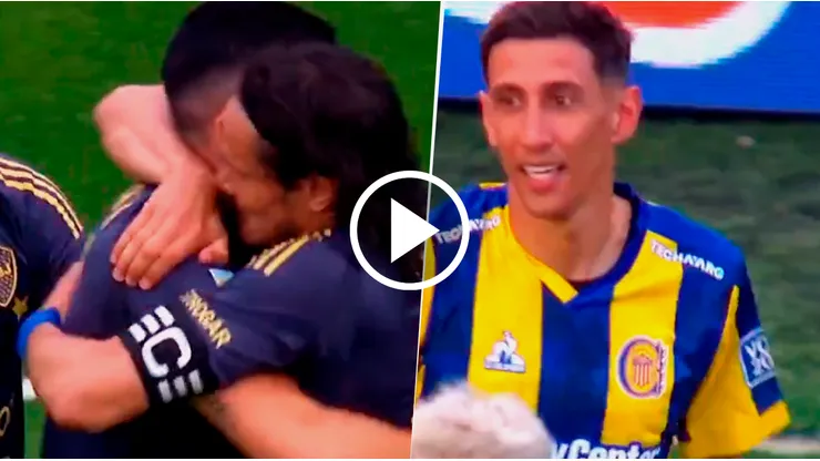Boca puso el primero pero enseguida lo empató Di María con un golazo.