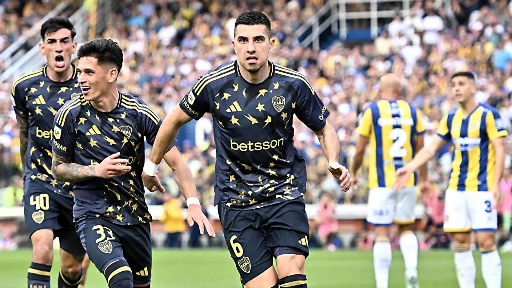 Battaglia metió un gol ante Rosario Central.