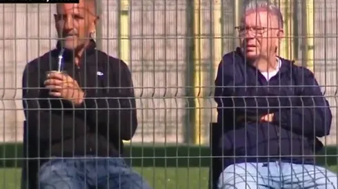 Cascini, presente en el partido de Reserva.