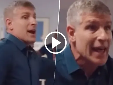 Martín Palermo y una arenga que se volvió viral en Fortaleza: "Por sus familias"