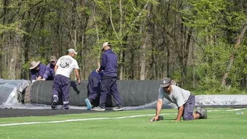 El club anunció una nueva obra que realiza en el predio de Ezeiza.