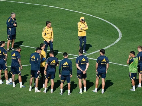 Cuáles son los tres jugadores de Boca que Russo no utilizó en la práctica de fútbol