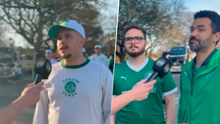 Los hinchas de Palmeiras eligieron entre Boca y River.