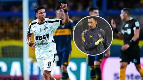 El arquero quedó expuesto en una intervención.