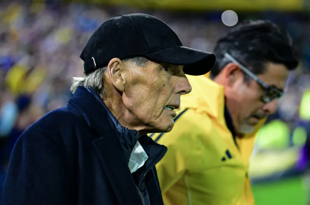 Russo se lamentó los dos puntos que dejó Boca en el camino. Foto: Getty.