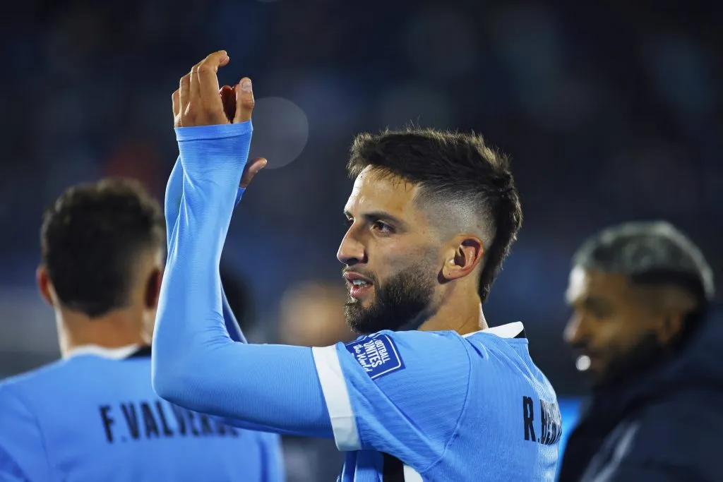 Bentancur, en la Selección de Uruguay. (Getty)