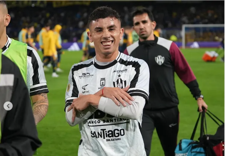 El posteo del suplente de Central Córdoba contra Boca (Instagram)