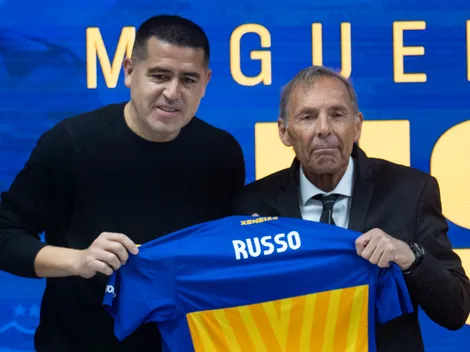 Foto viral: el emotivo momento entre Riquelme y Russo en el entrenamiento de Boca