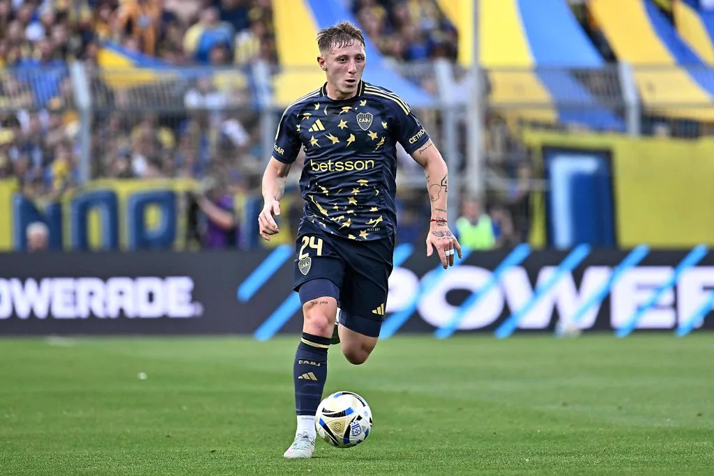 Juan Barinaga se volvió titular fijo en Boca. (Getty)