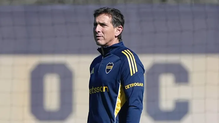 Úbeda se hizo cargo de la práctica de Boca en lugar de Russo.