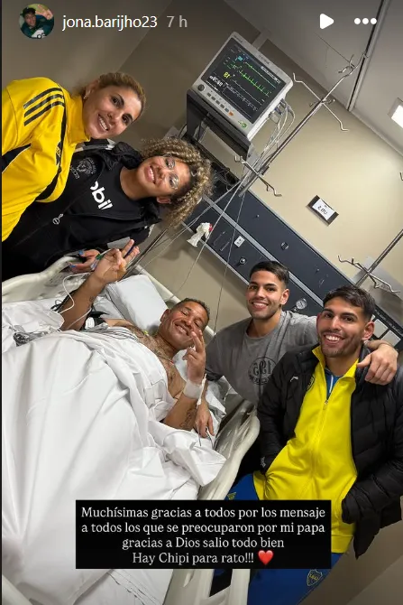 El mensaje sobre el Chipi Barijho. (Captura)