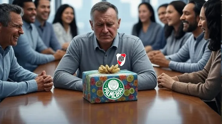 Un hincha de River recibió un regalo muy especial.