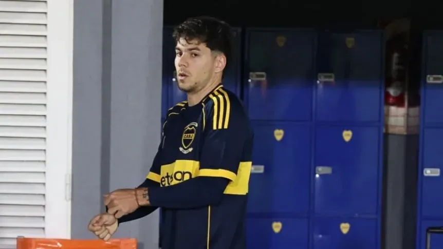 Blondel jugó este miércoles en la Reserva de Boca. (Gerónimo Marino)