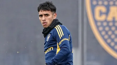 El juvenil analizó su presente en Boca.