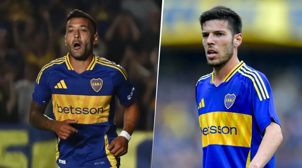Janson y Martegani, convocados en Boca. (Getty)