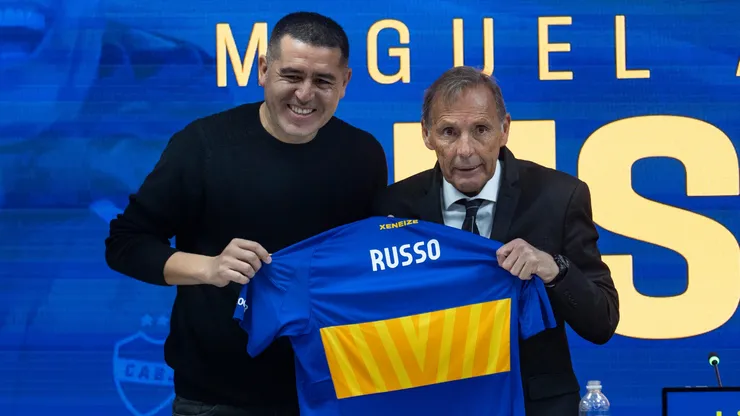 La postura de Riquelme sobre la salud de Russo y su futuro como DT de Boca.