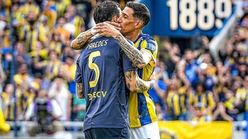 Paredes y Di María se enfrentaron hace poco en el Clausura 2025.